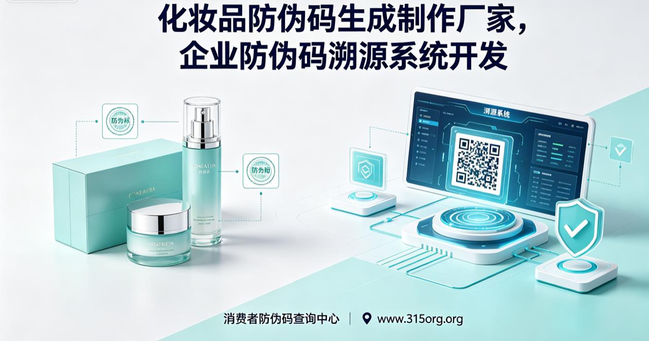 化妆品防伪码生成制作厂家，企业防伪码溯源系统开发