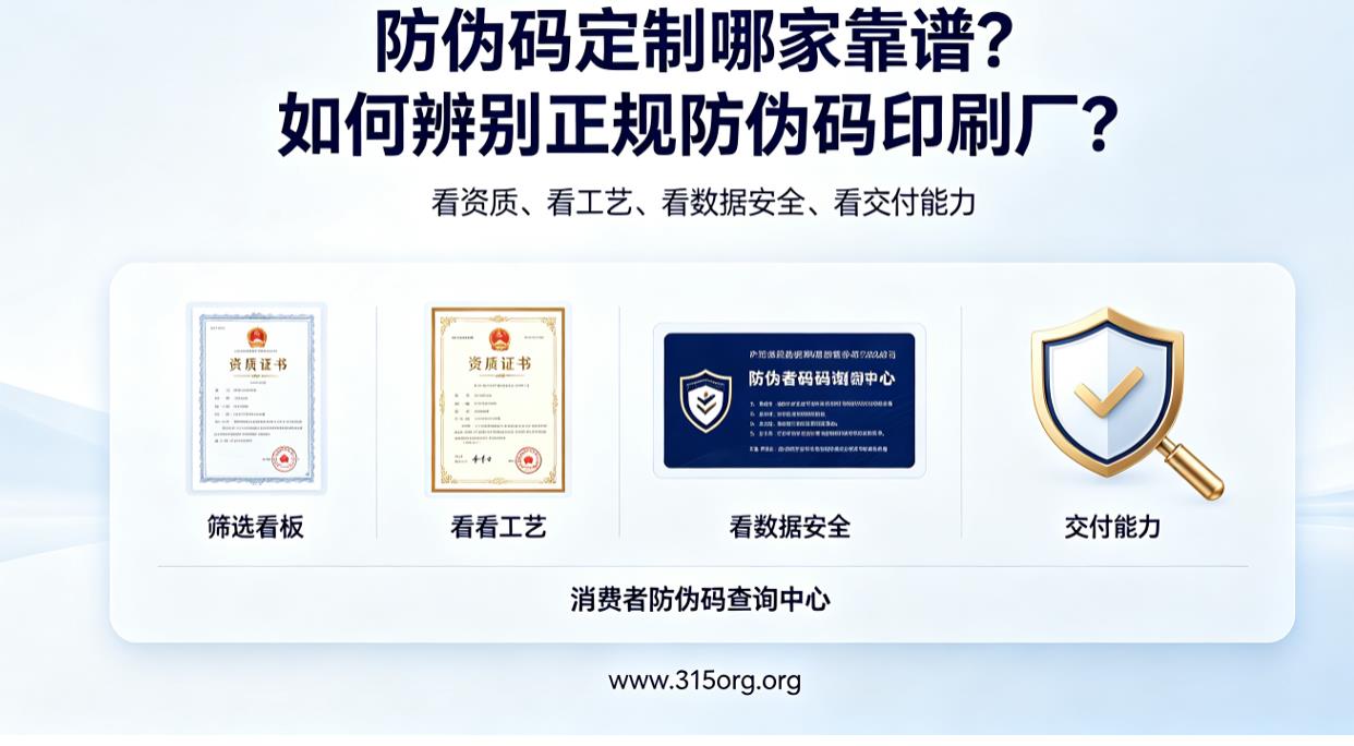 防伪码定制哪家靠谱？如何辨别正规防伪码印刷厂？