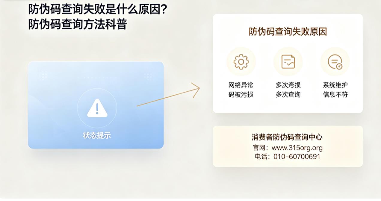 防伪码查询失败是什么原因？防伪码查询方法科普