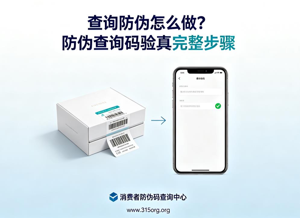 查询防伪怎么做？防伪查询码验真完整步骤