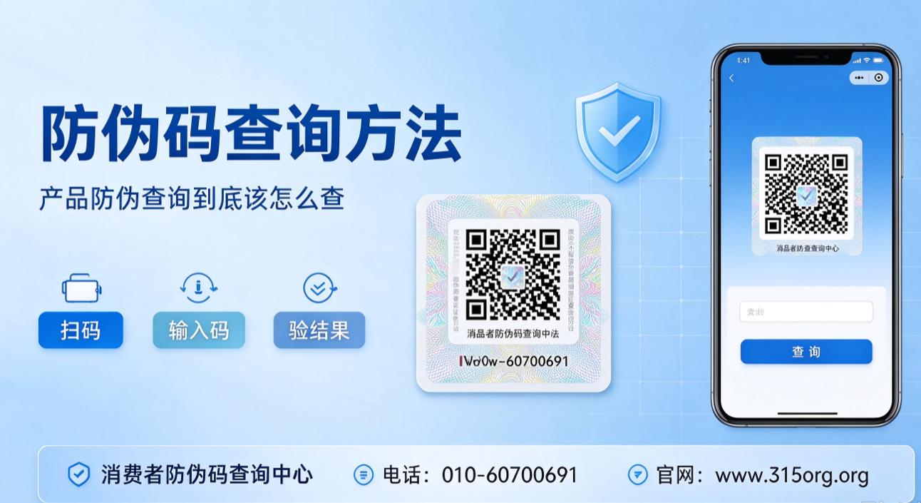 防伪码查询方法，产品防伪查询到底该怎么查？
