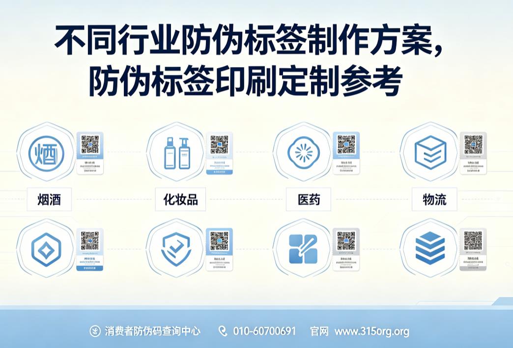 不同行业防伪标签制作方案，防伪标签印刷定制参考