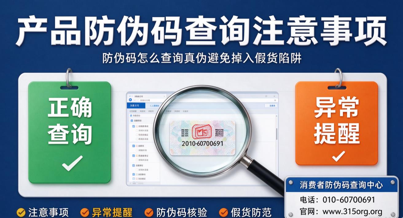 产品防伪码查询注意事项，防伪码怎么查询真伪避免掉入假货陷阱