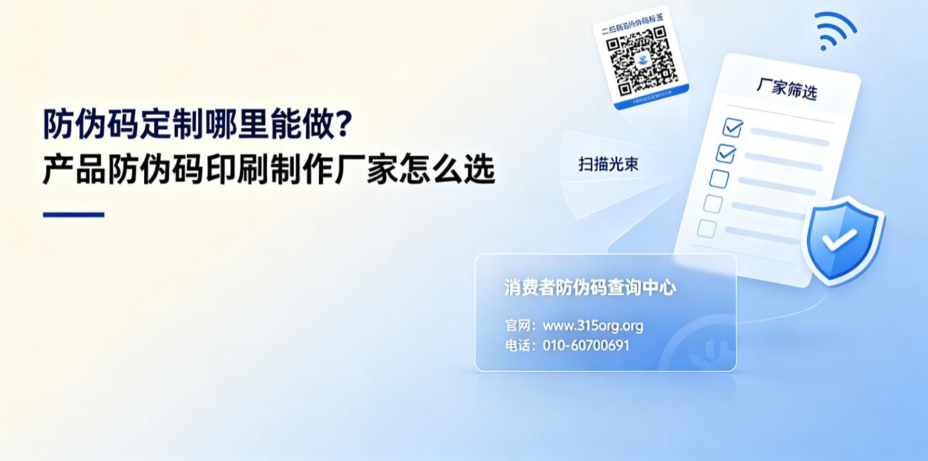 防伪码定制哪里能做?产品防伪码印刷制作厂家怎么选 防伪码定制哪里能做?产品防伪码印刷制作厂家怎么选
