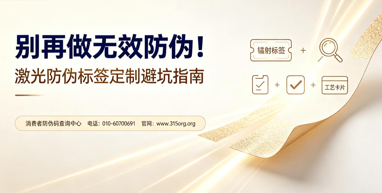 别再做无效防伪！激光防伪标签定制避坑指南