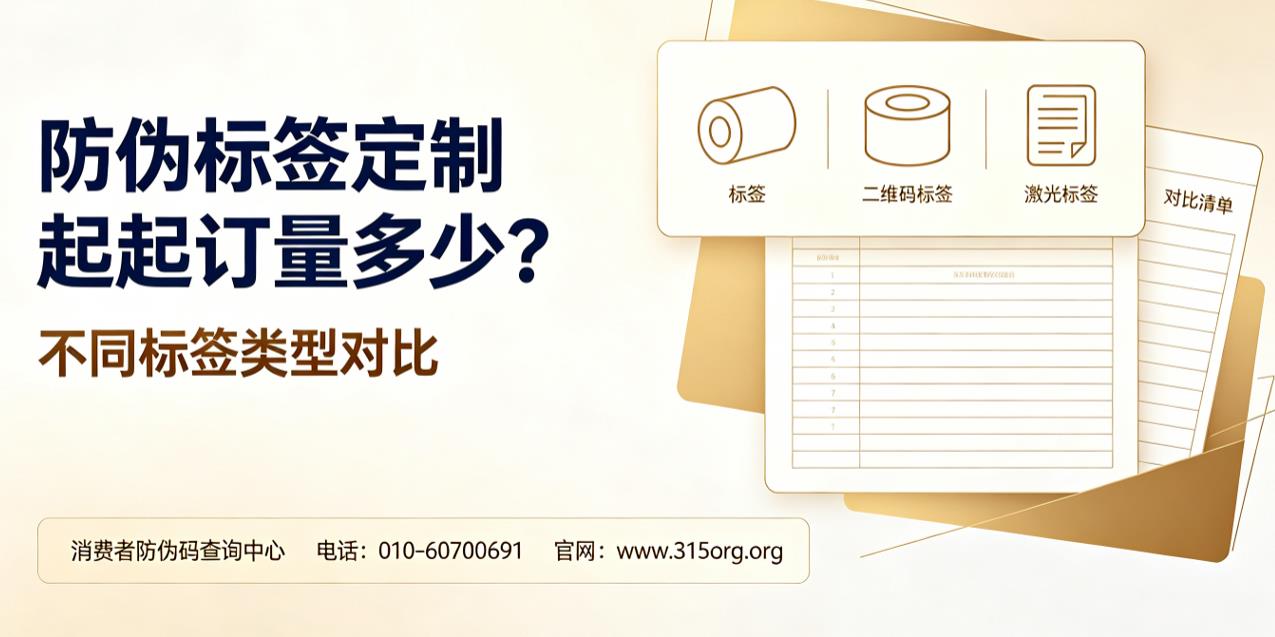 防伪标签定制起订量多少?不同防伪标签类型对比 防伪标签定制起订量多少?不同防伪标签类型对比