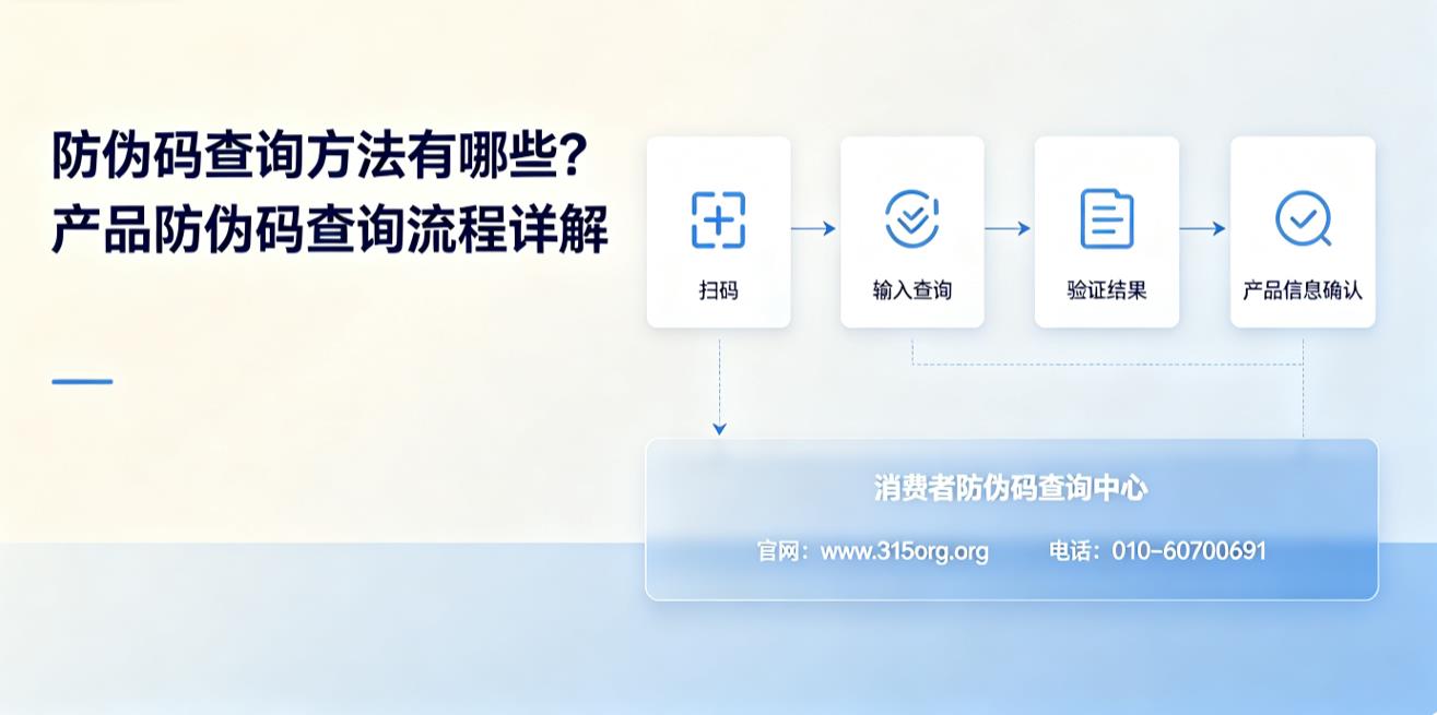 防伪码查询方法有哪些？产品防伪码查询流程详解