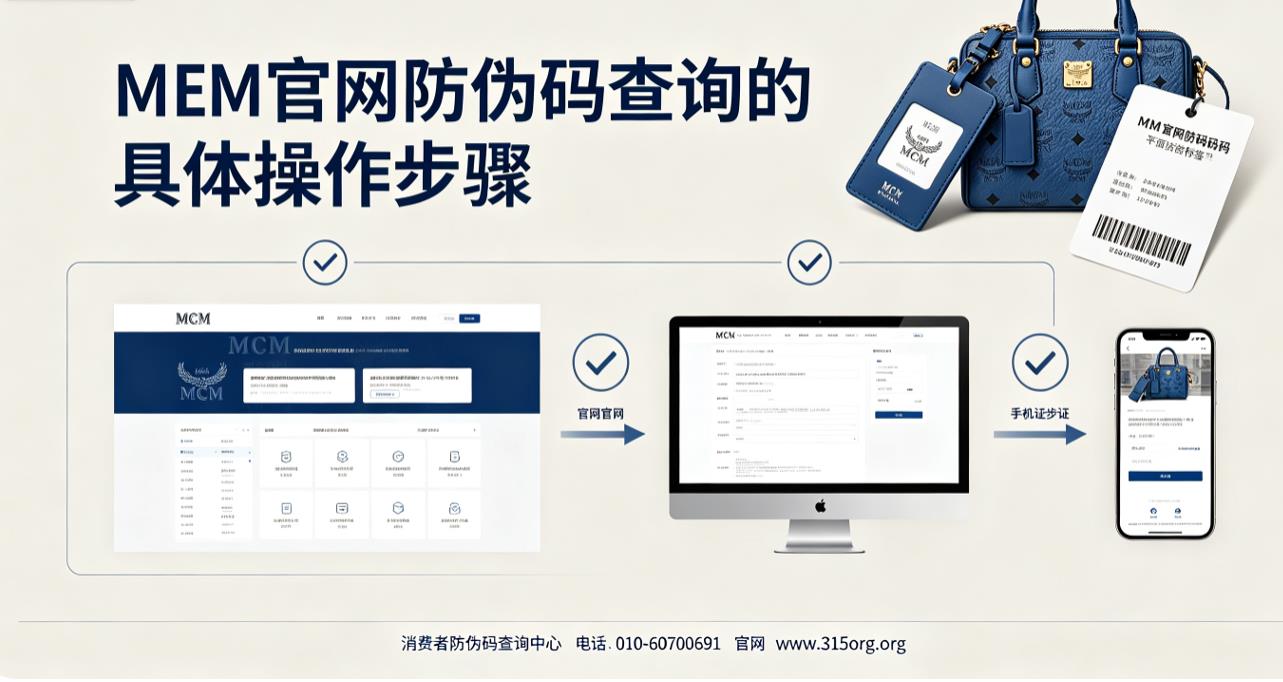 MCM官网防伪码查询的具体操作步骤