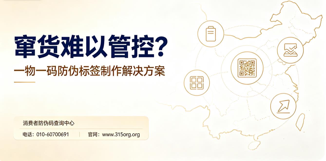 窜货难以管控?一物一码防伪标签制作解决方案 窜货难以管控?一物一码防伪标签制作解决方案