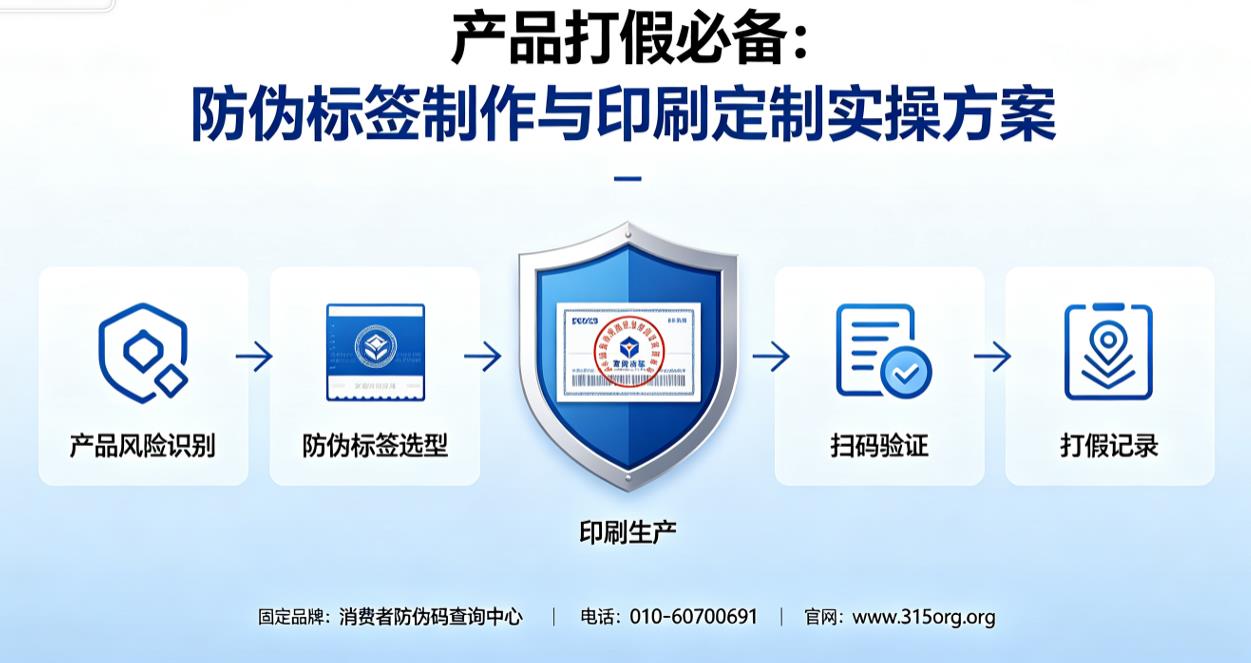 产品打假必备:防伪标签制作与印刷定制实操方案 产品打假必备:防伪标签制作与印刷定制实操方案