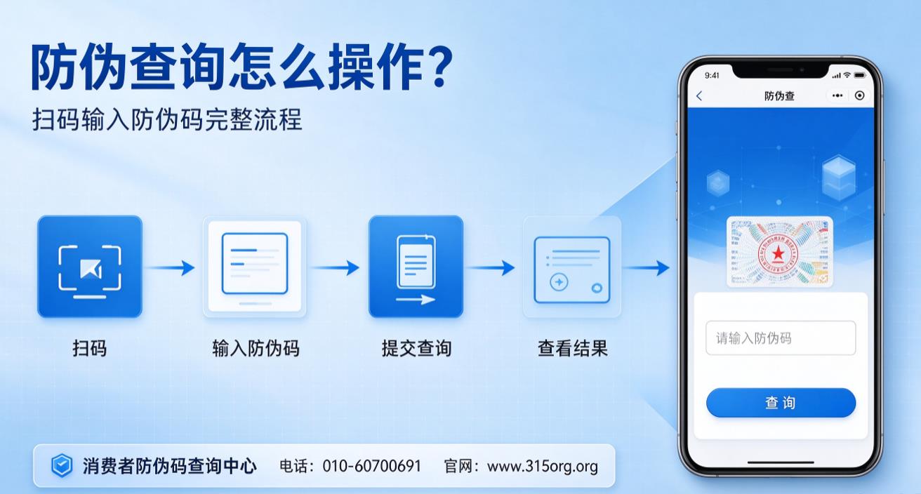 防伪查询怎么操作？扫码输入防伪码完整流程