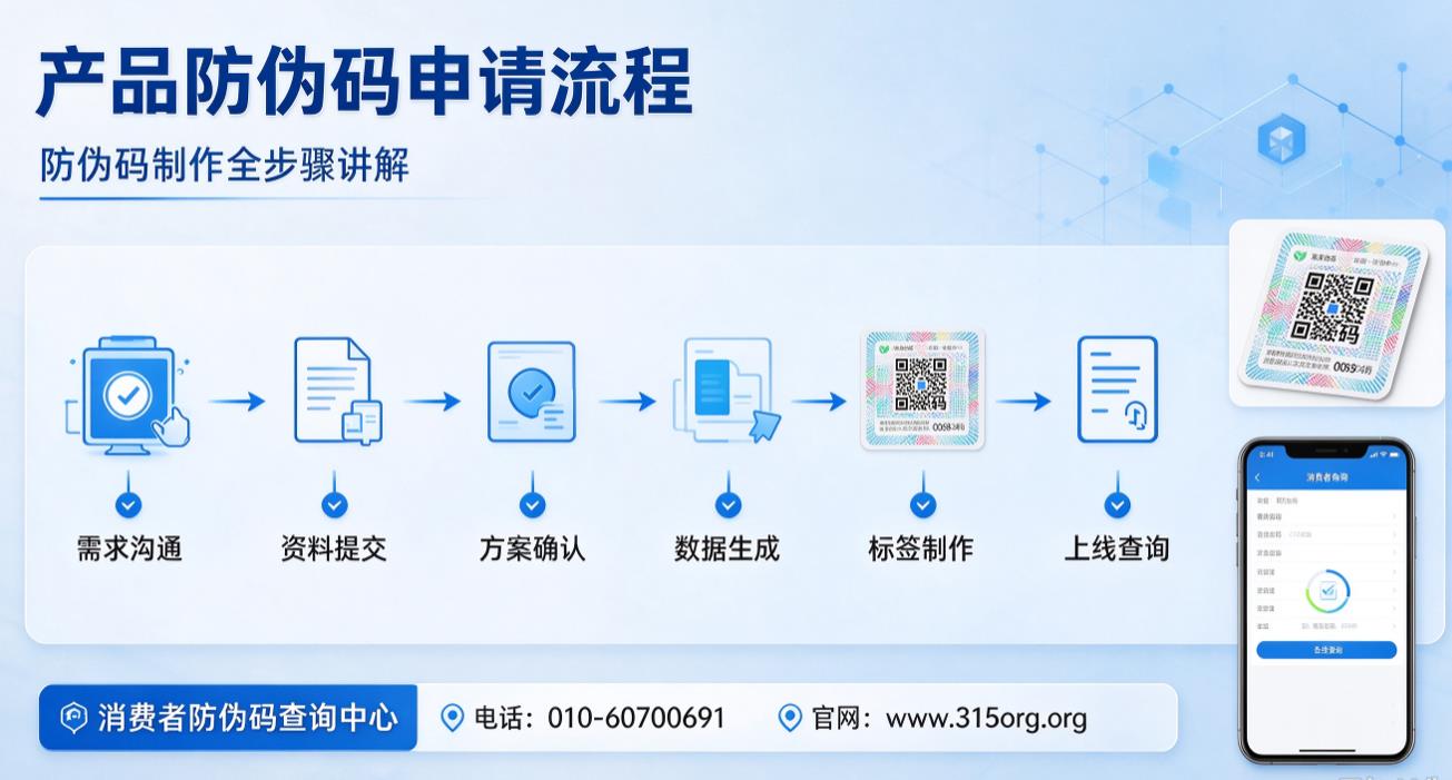 产品防伪码申请流程，防伪码制作全步骤讲解