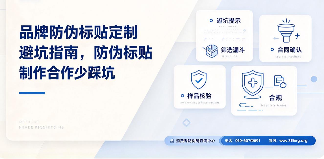 品牌防伪标贴定制避坑指南，防伪标贴制作合作少踩坑