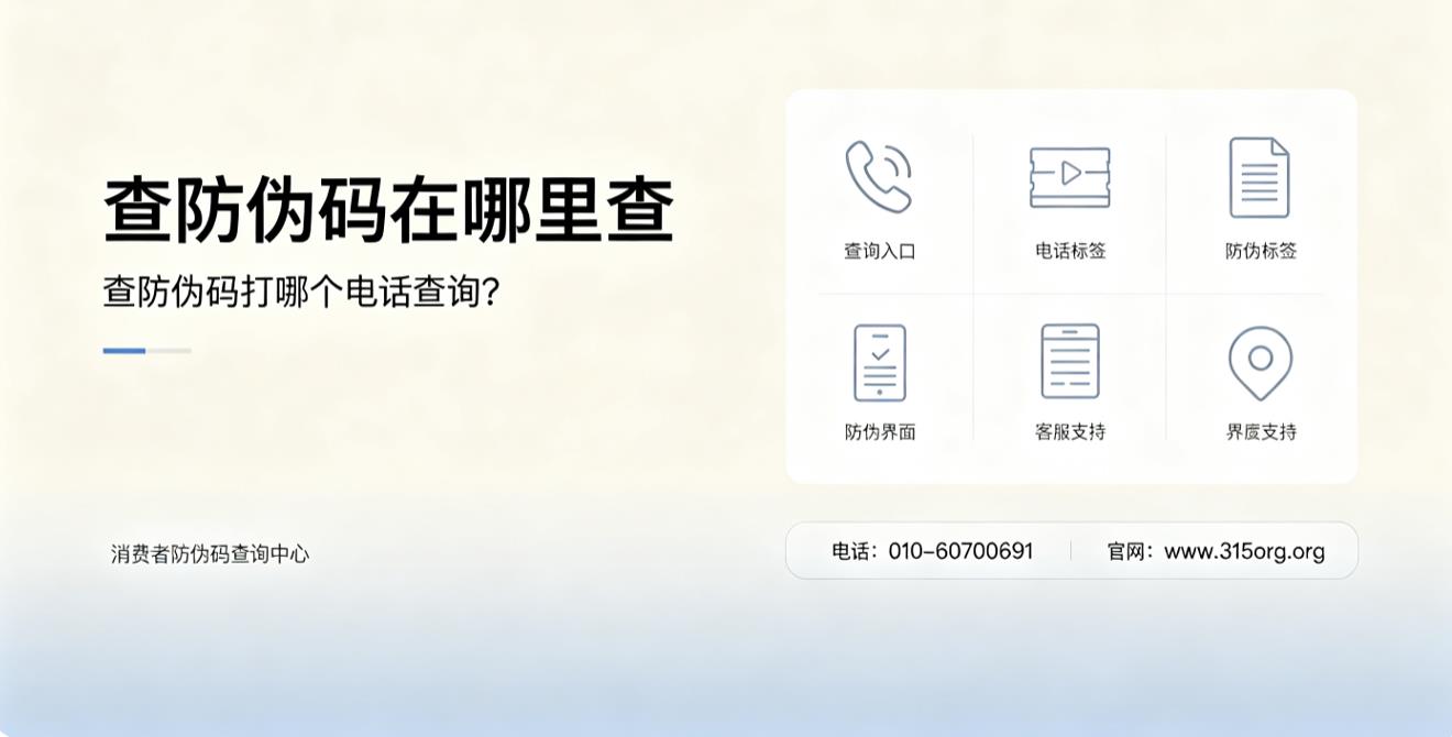 查防伪码在哪里查，查防伪码打哪个电话查询？