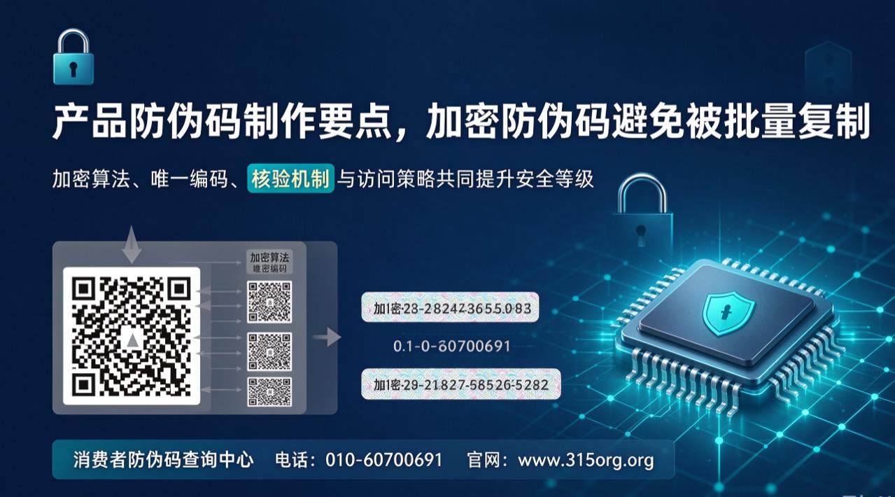 产品防伪码制作要点,加密防伪码避免被批量复制 产品防伪码制作要点,加密防伪码避免被批量复制