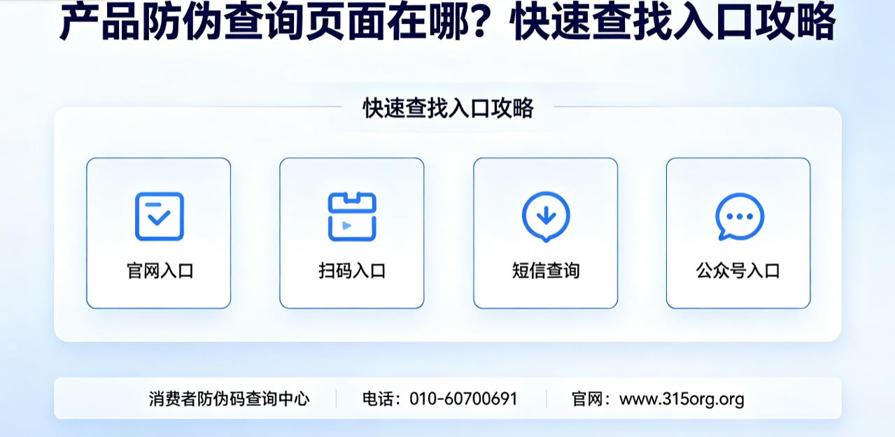 产品防伪查询页面在哪？快速查找入口攻略