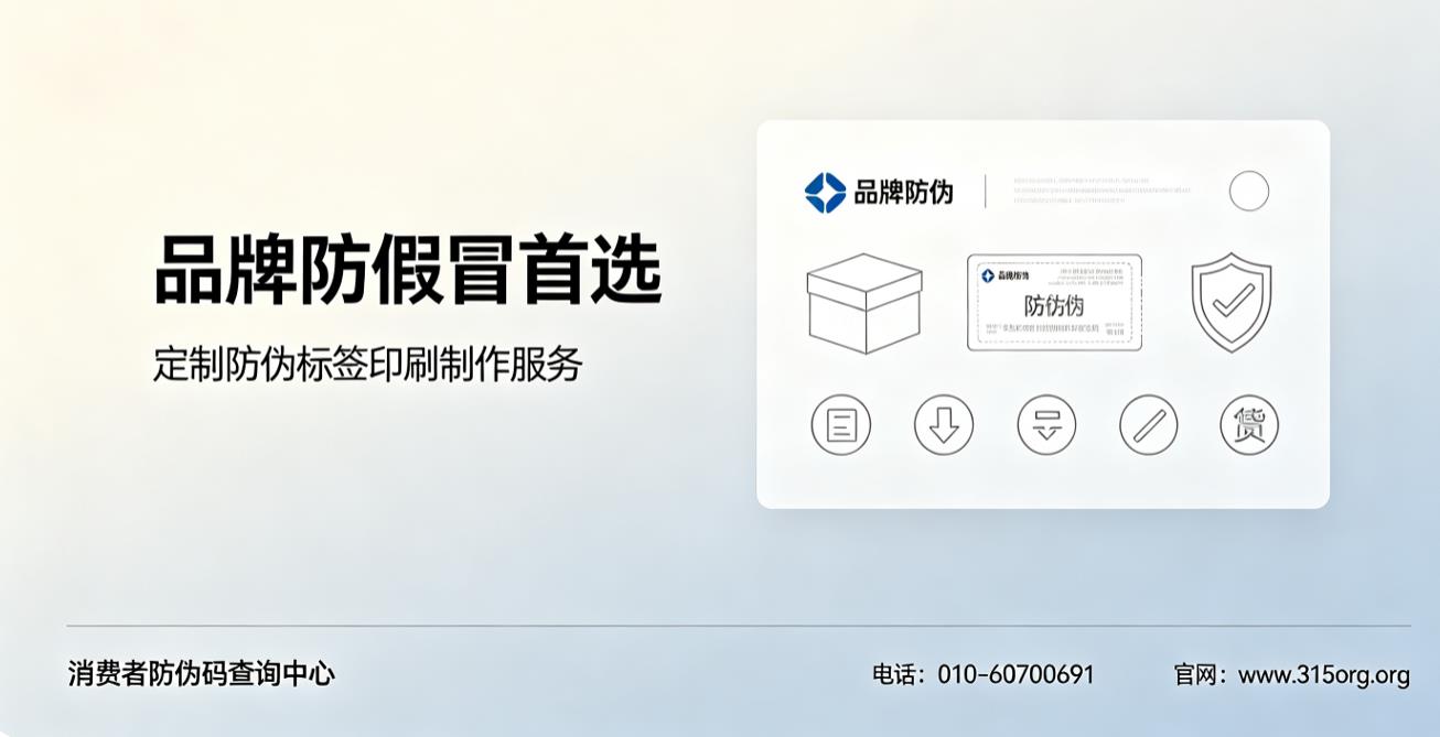 品牌防假冒、：定制防伪标签印刷制作服务