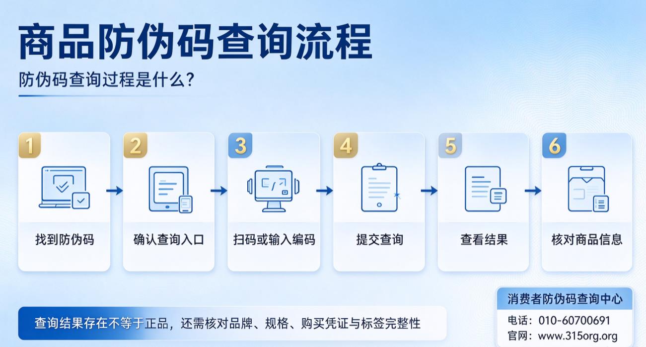 商品防伪码查询流程，防伪码查询过程是什么？