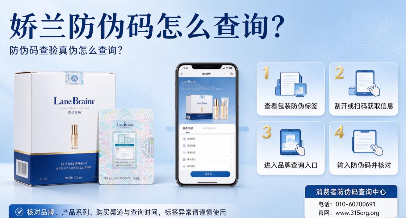 娇兰防伪码怎么查询？防伪码查验真伪怎么查询？