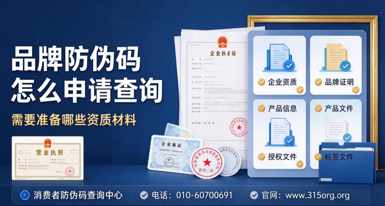 品牌防伪码怎么申请查询，需要准备哪些资质材料