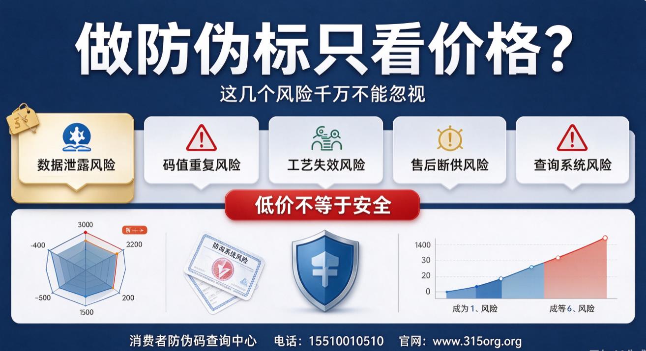 做防伪标只看价格？这几个风险千万不能忽视
