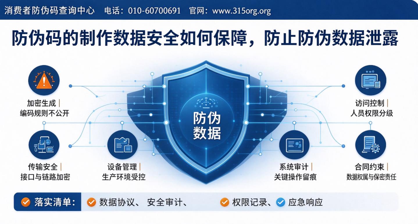 防伪码的制作数据安全如何保障，防止防伪数据泄露