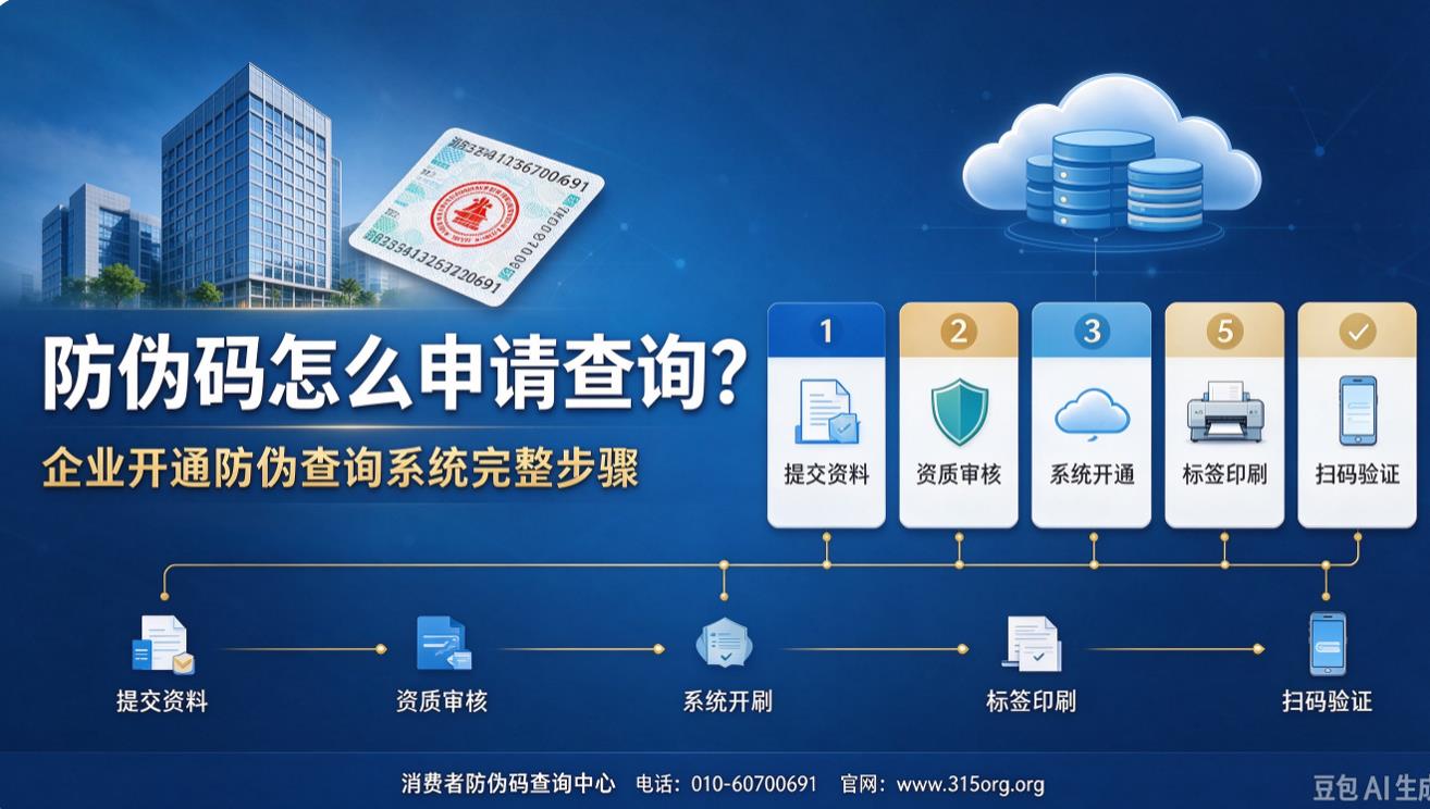 防伪码怎么申请查询?企业开通防伪查询系统完整步骤 防伪码怎么申请查询?企业开通防伪查询系统完整步骤