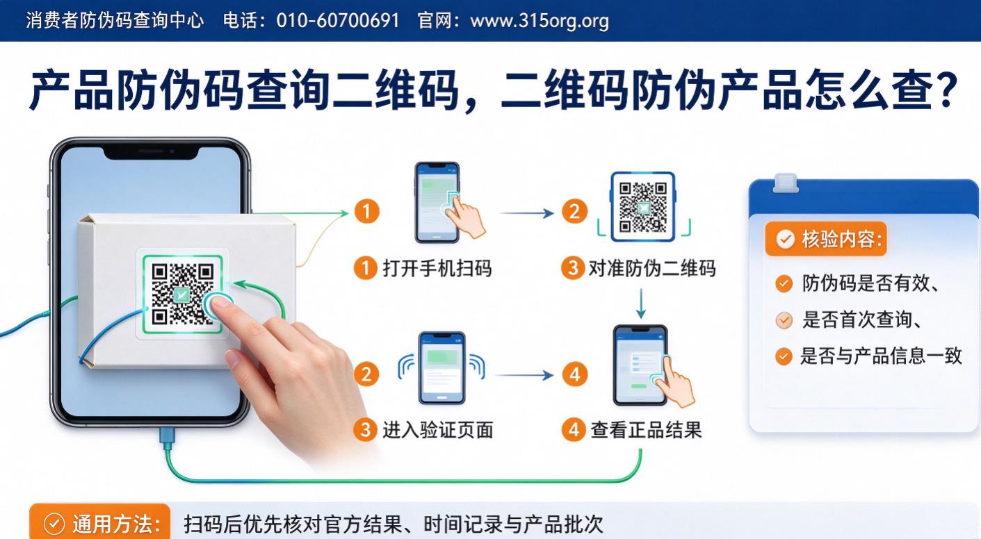 产品防伪码查询二维码，二维码防伪产品怎么查？